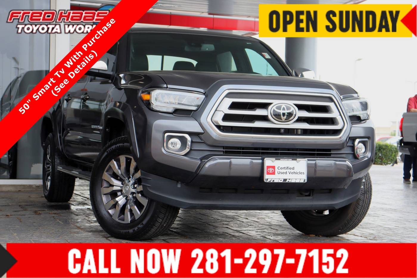 2021 Toyota Tacoma Limited — Pickup Truck — 18,791 mi — Spring, TX