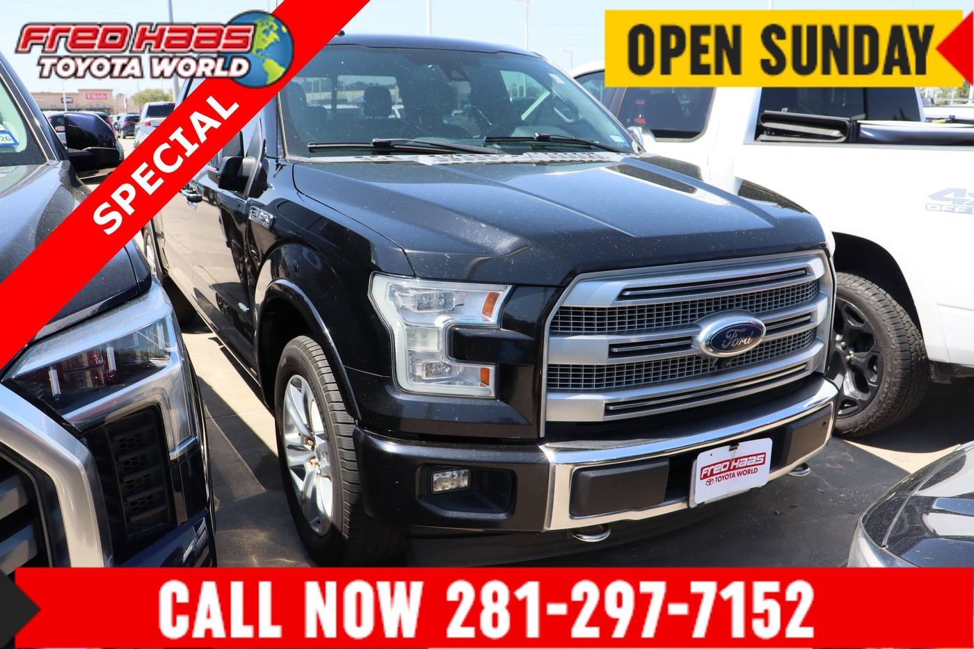 2017 Ford F-150 Platinum — Pickup Truck — 170,503 mi — Spring, TX
