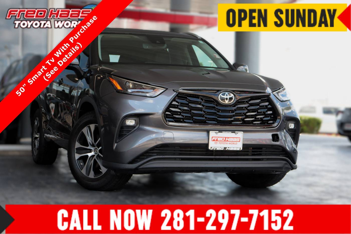 2023 Toyota Highlander XLE — SUV — 61,002 mi — Spring, TX