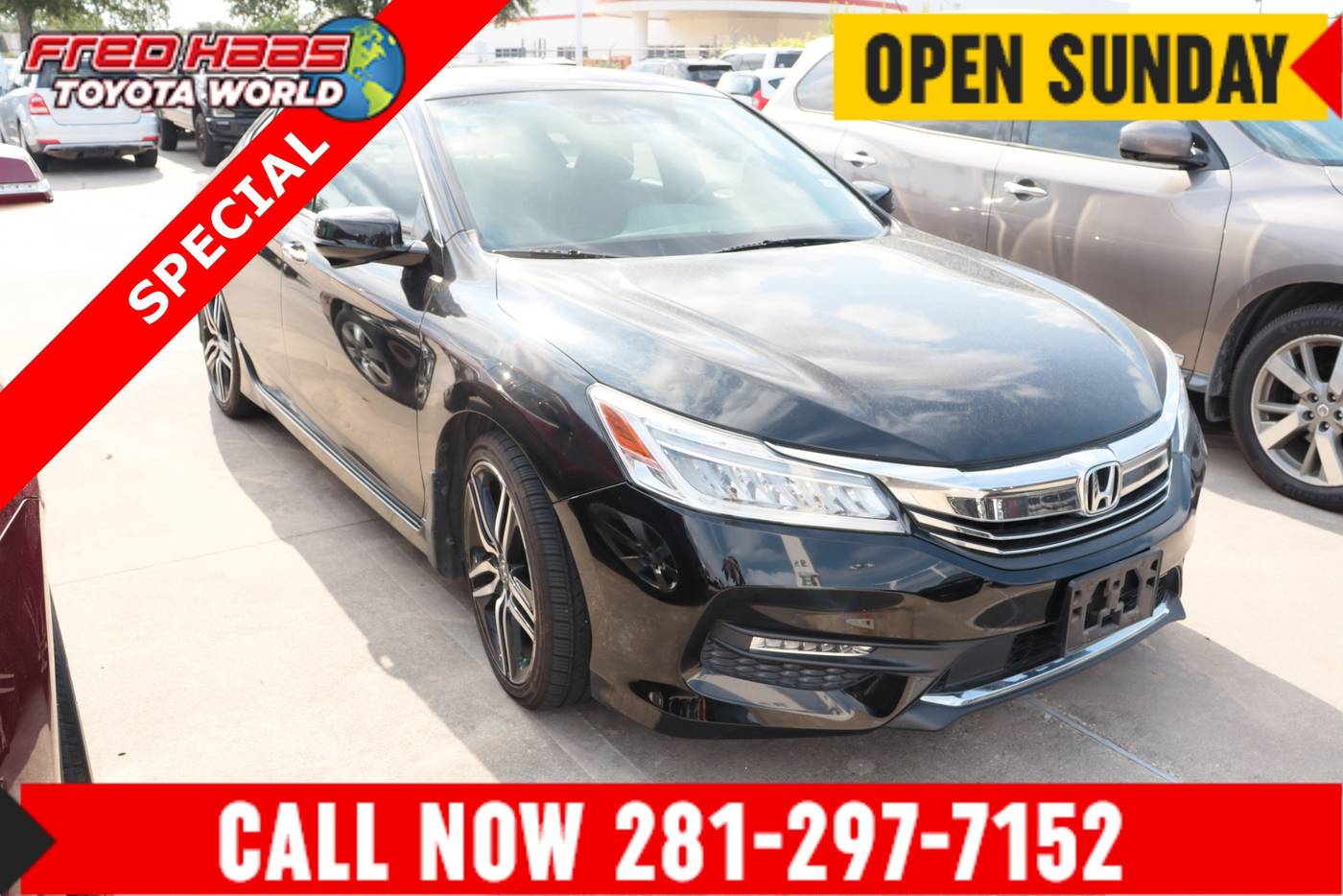 2017 Honda Accord Touring — Sedan — 53,319 mi — Spring, TX