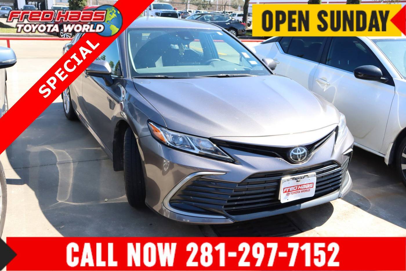 2024 Toyota Camry LE — Sedan — 13,744 mi — Spring, TX