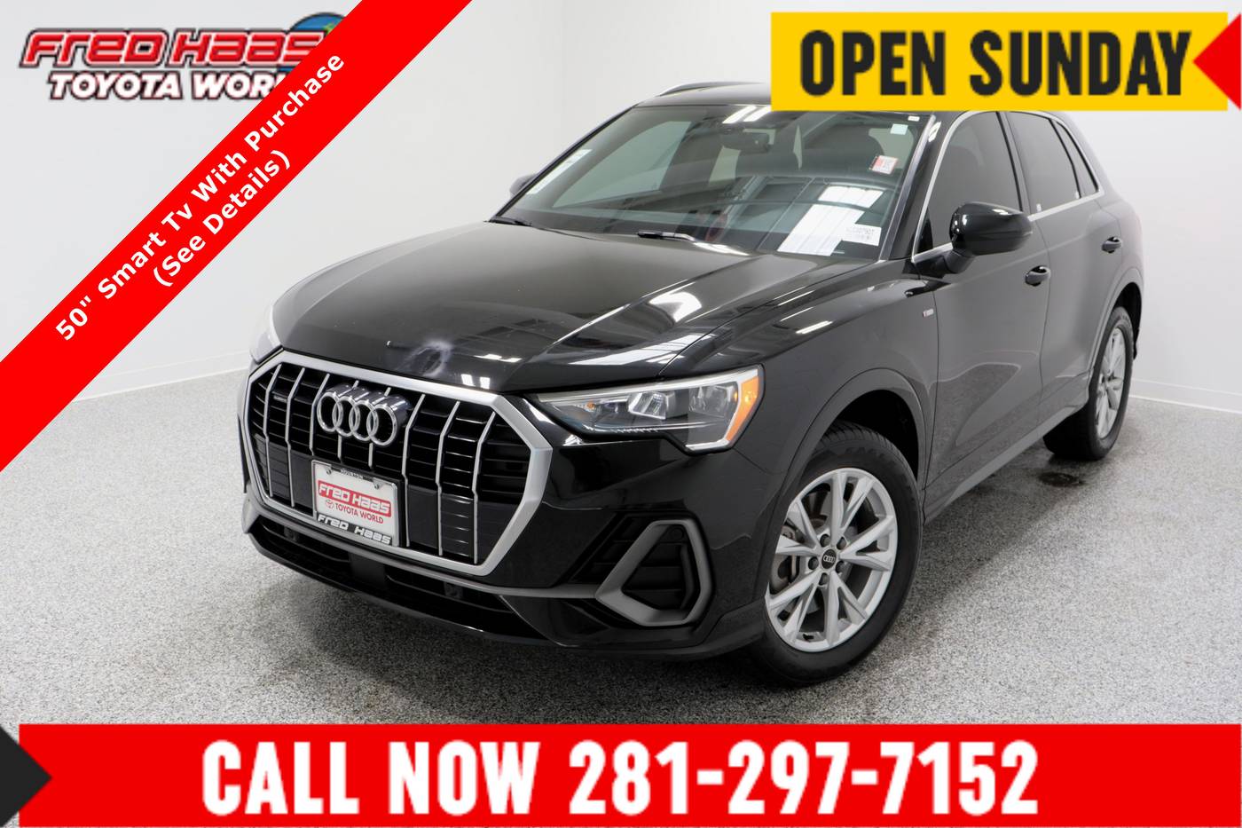 2022 Audi Q3 S line Premium — SUV — 45,221 mi — Spring, TX
