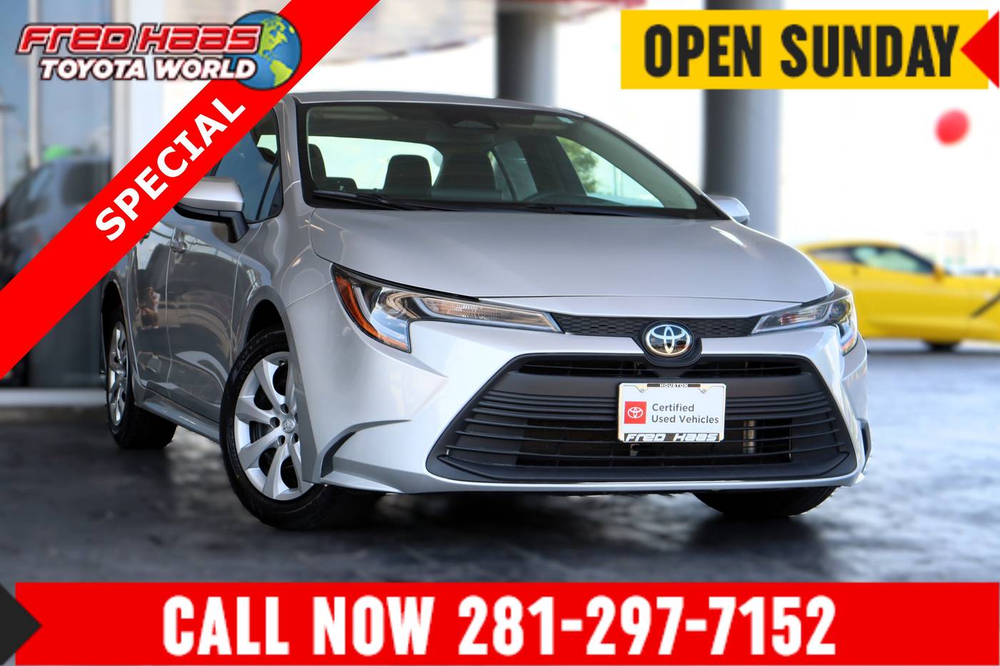 2023 Toyota Corolla LE — Sedan — 35,465 mi — Spring, TX