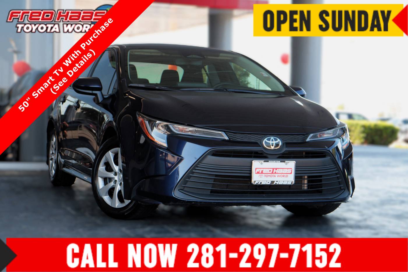 2025 Toyota Corolla LE — Sedan — 16,504 mi — Spring, TX