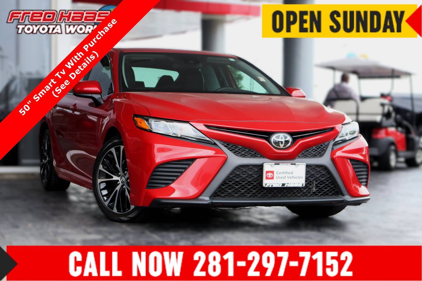 2019 Toyota Camry SE — Sedan — 17,474 mi — Spring, TX