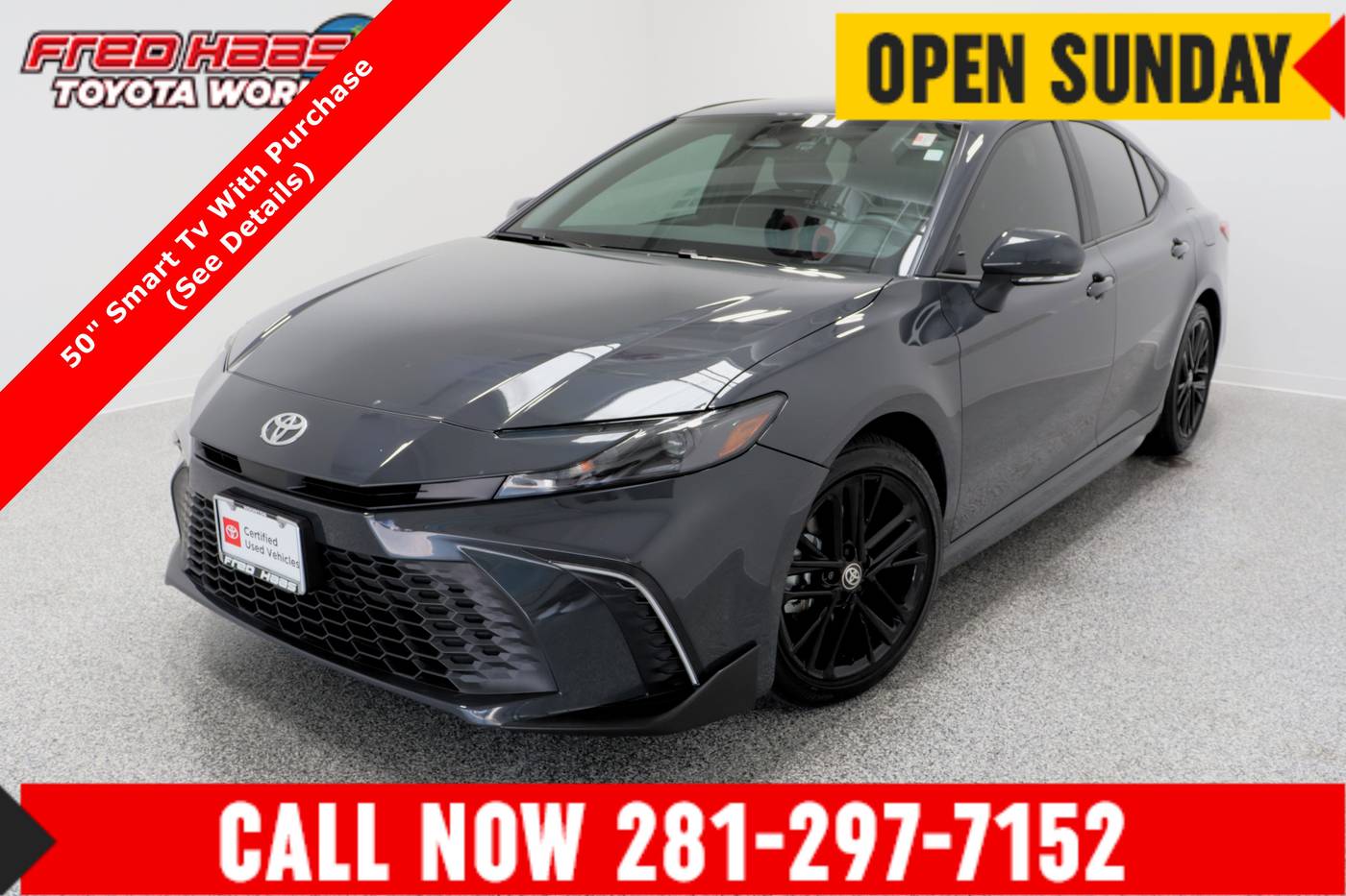 2025 Toyota Camry Hybrid SE — Sedan — 4,553 mi — Spring, TX
