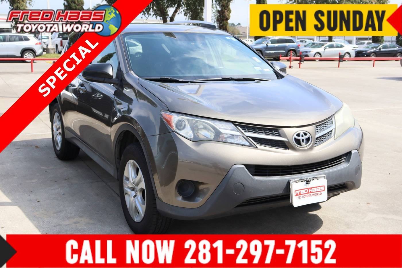 2015 Toyota RAV4 LE — SUV — 164,941 mi — Spring, TX