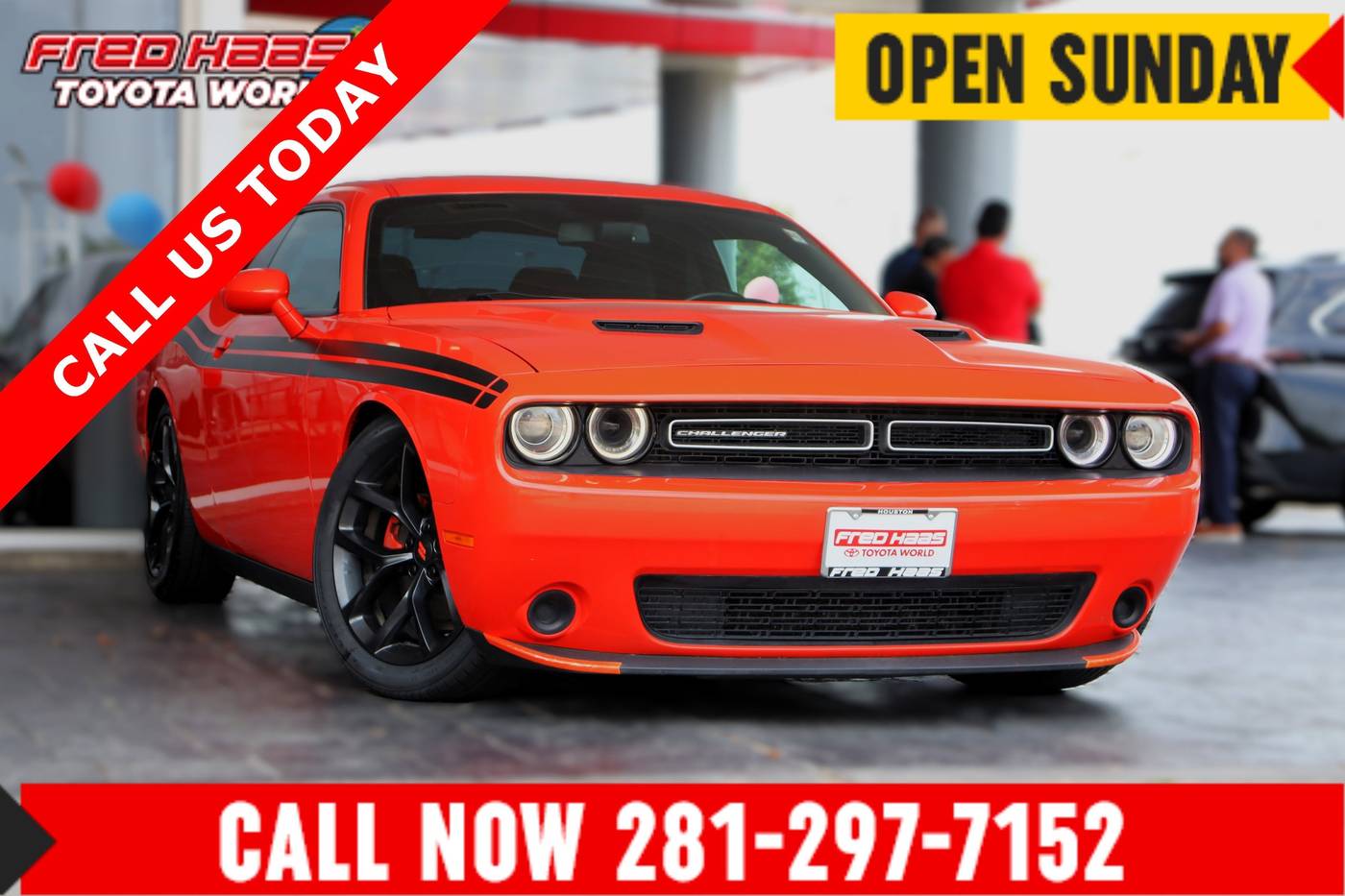 2019 Dodge Challenger SXT — Coupe — 123,227 mi — Spring, TX