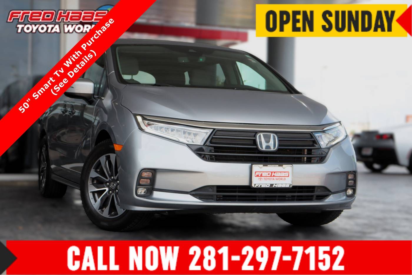 2021 Honda Odyssey EX-L — Minivan — 51,730 mi — Spring, TX