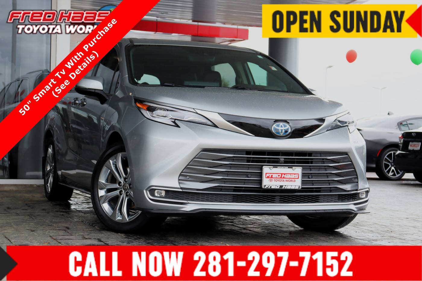 2021 Toyota Sienna Platinum — Minivan — 63,741 mi — Spring, TX