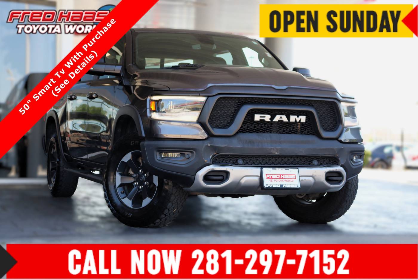 2020 Ram 1500 Rebel — Pickup Truck — 95,929 mi — Spring, TX
