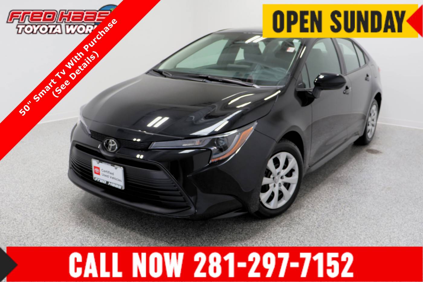 2025 Toyota Corolla LE — Sedan — 5 mi — Spring, TX