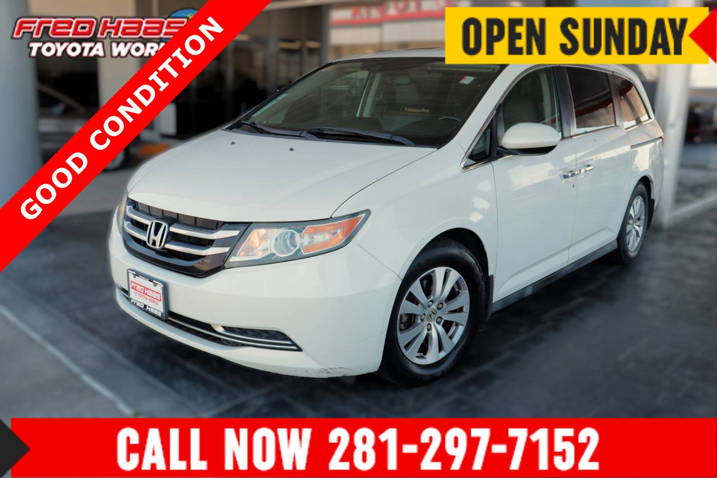 2015 Honda Odyssey EX-L — Minivan — 119,858 mi — Spring, TX