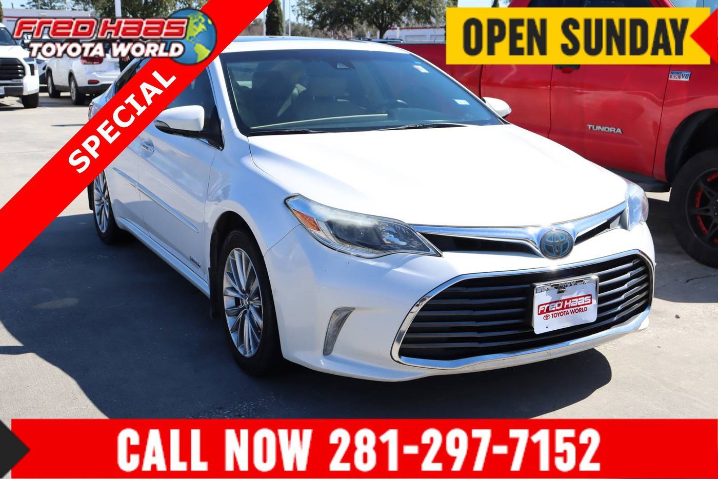2016 Toyota Avalon Hybrid Limited — Sedan — 102,726 mi — Spring, TX