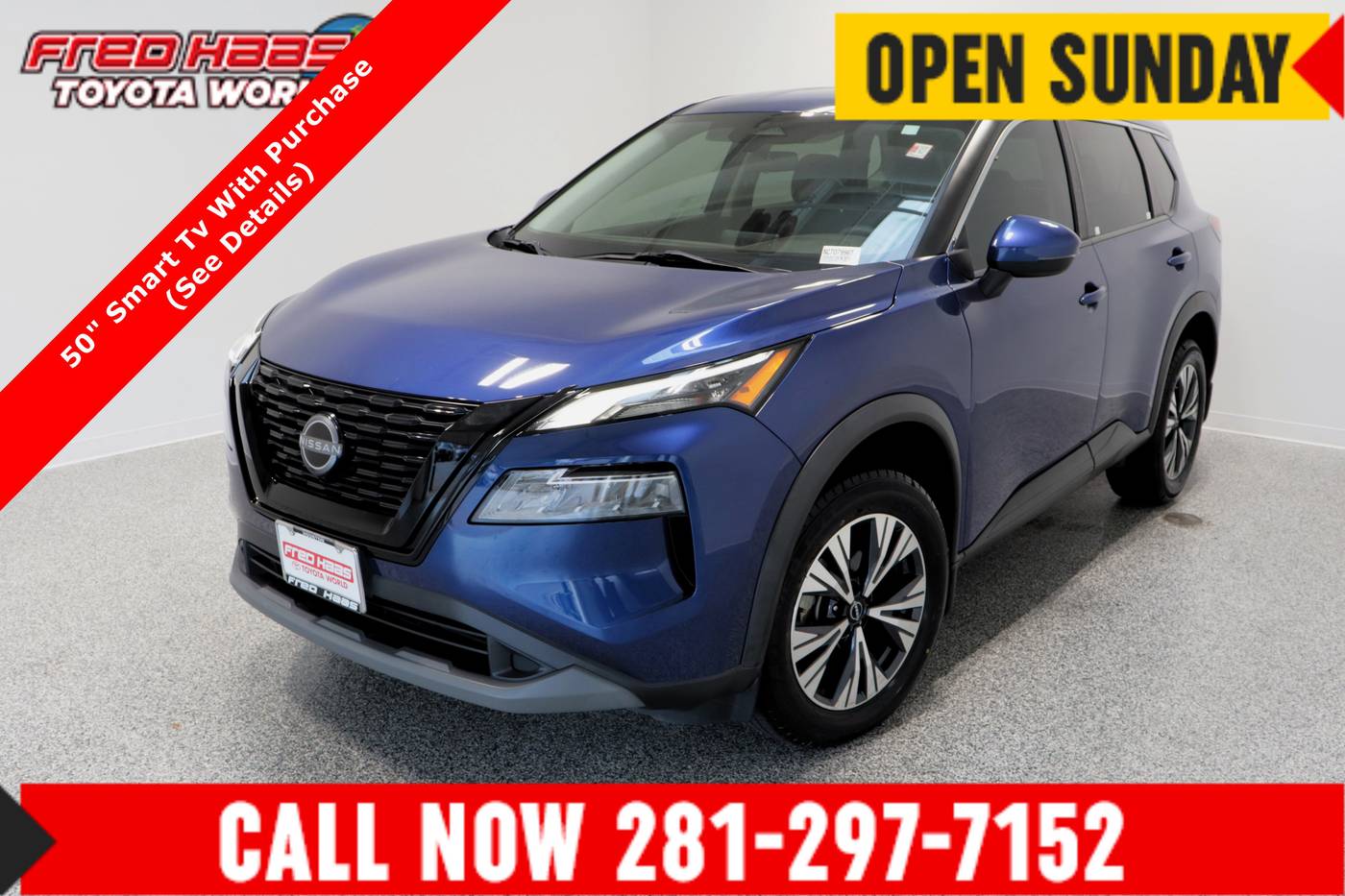 2022 Nissan Rogue SV — SUV — 44,571 mi — Spring, TX