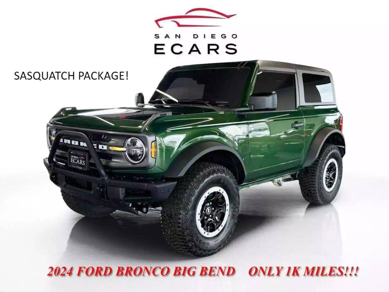 2024 Ford Bronco Big Bend — SUV — 1,215 mi — San Diego, CA