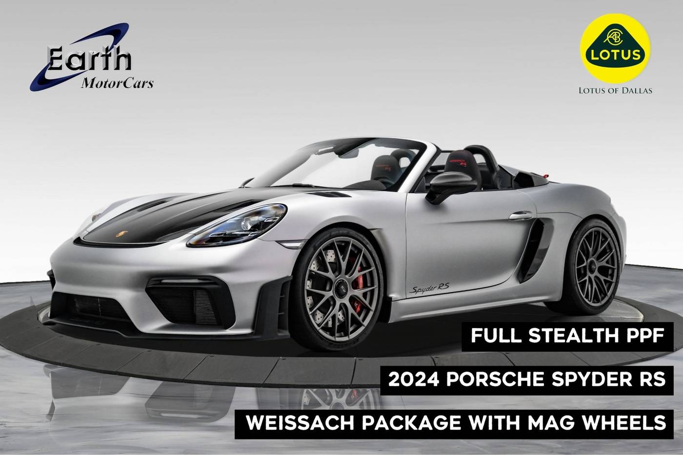 2024 Porsche 718 Boxster RS Spyder — Convertible — 1,501 mi — Carrollton, TX