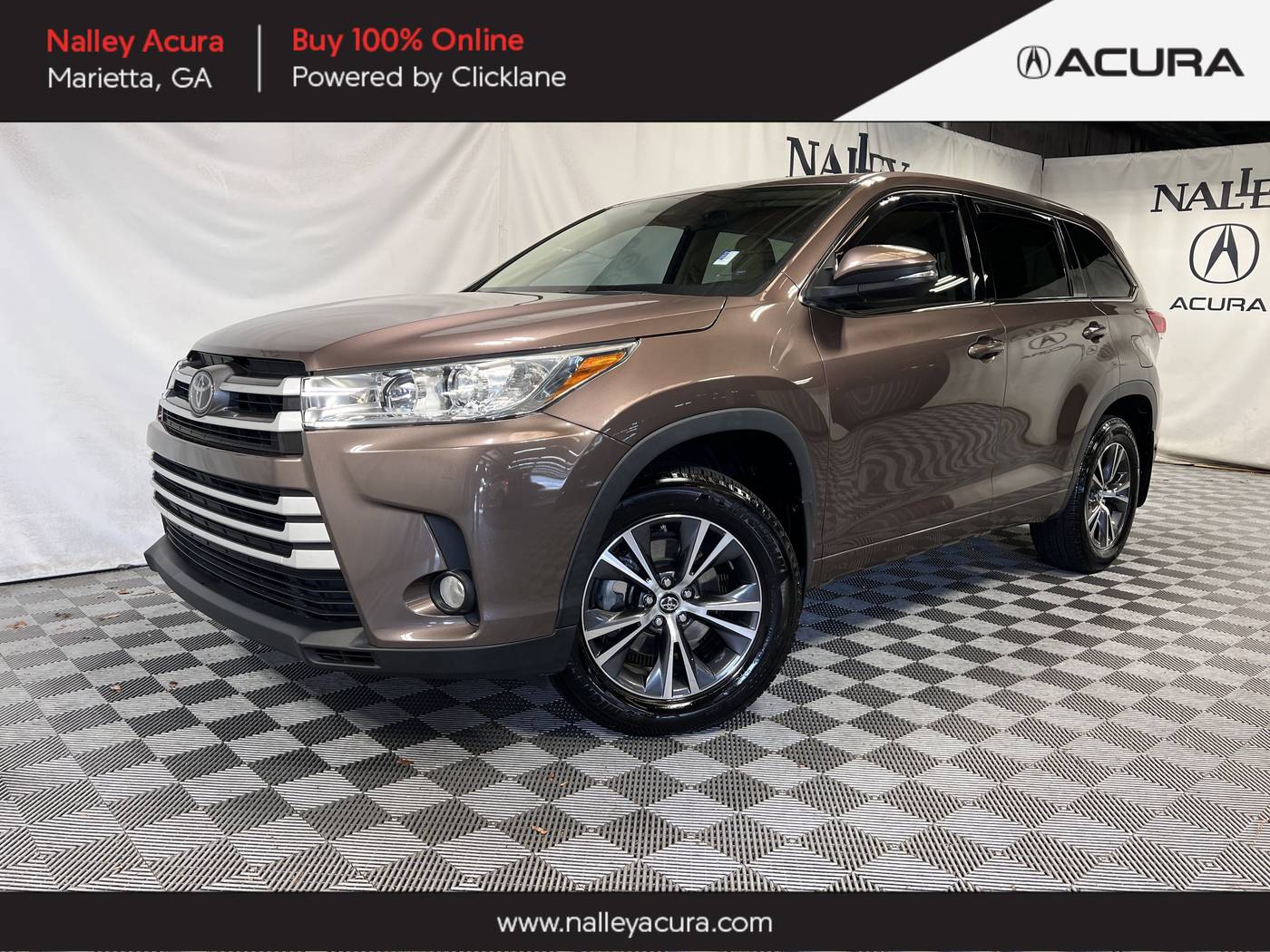 2017 Toyota Highlander LE V6 — SUV — 124,704 mi — Marietta, GA