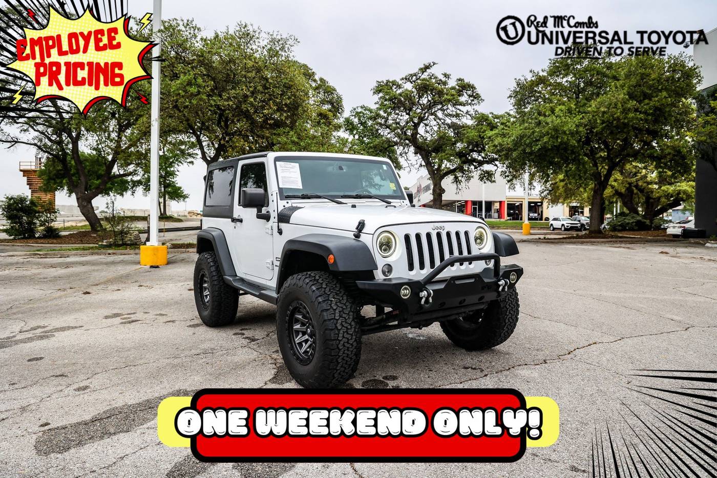 2018 Jeep Wrangler Sport S — SUV — 65,415 mi — San Antonio, TX