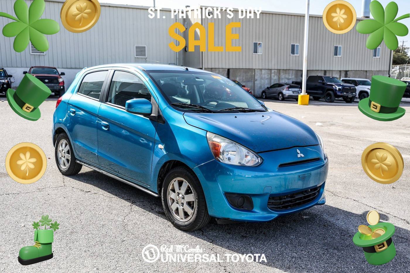 2014 Mitsubishi Mirage DE — Hatchback — 123,693 mi — San Antonio, TX