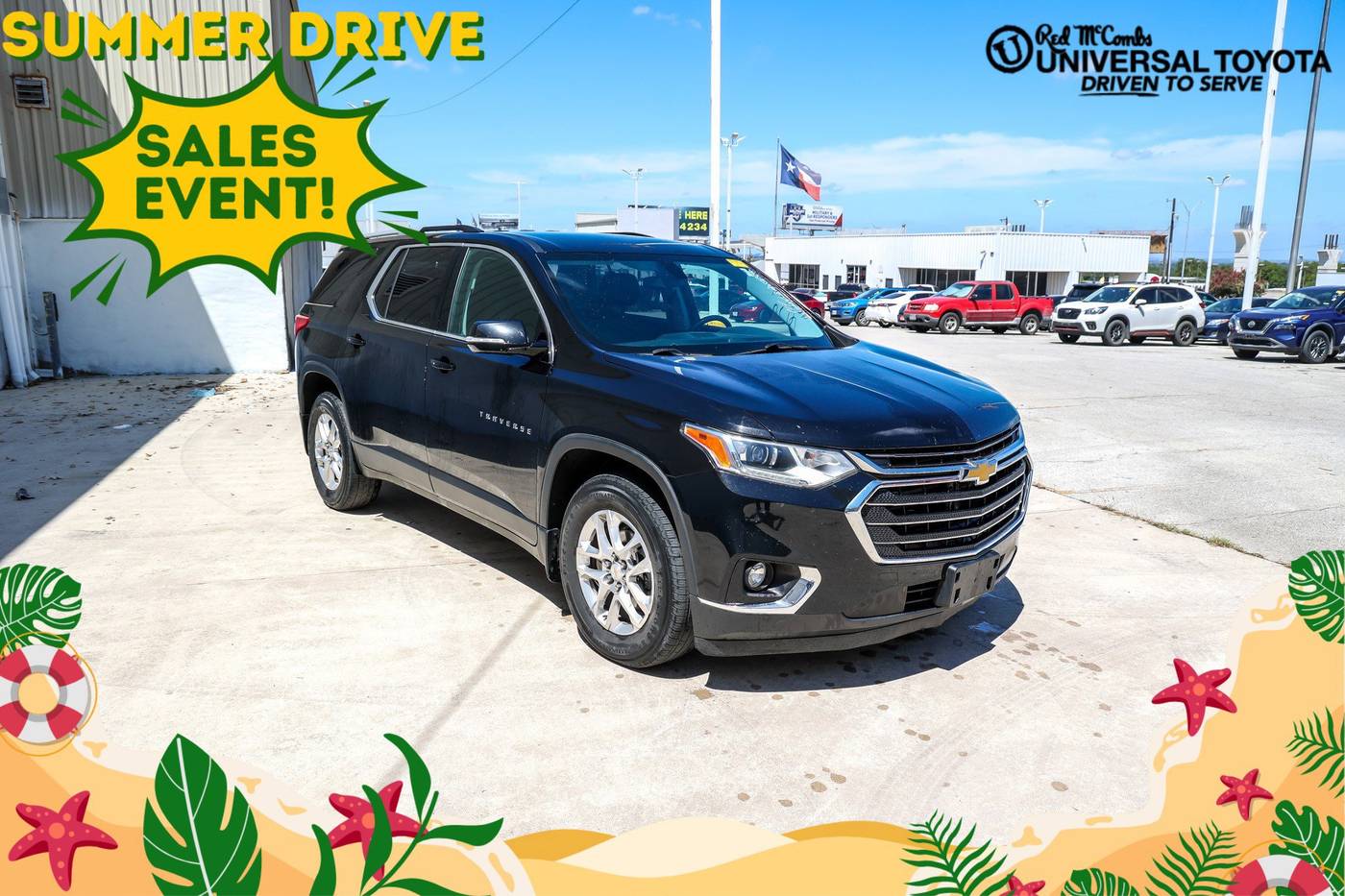 2018 Chevrolet Traverse LT Cloth — SUV — 119,253 mi — San Antonio, TX