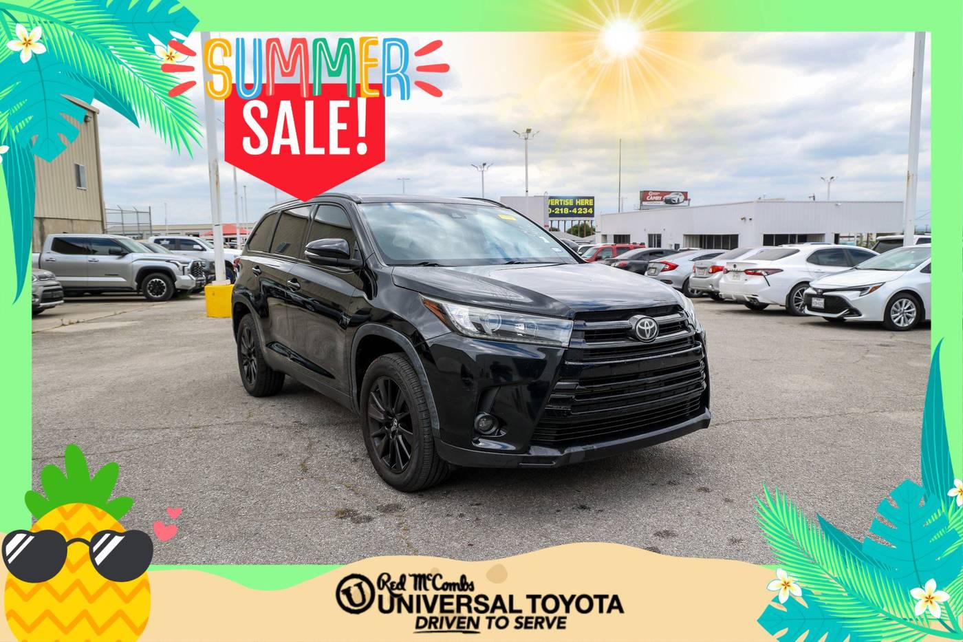 2019 Toyota Highlander SE V6 — SUV — 92,805 mi — San Antonio, TX