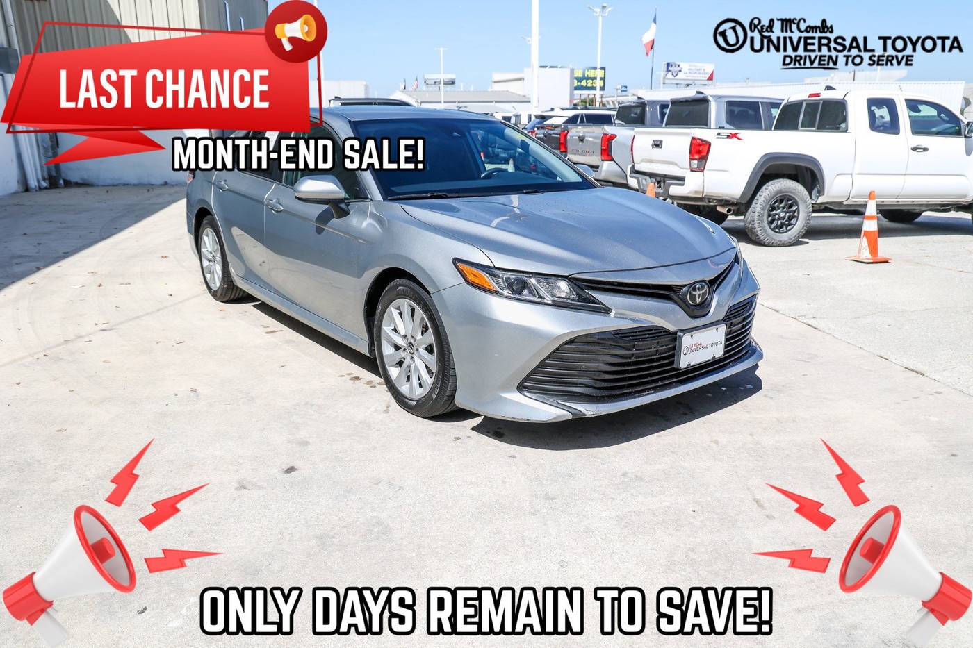 2020 Toyota Camry LE — Sedan — 80,224 mi — San Antonio, TX