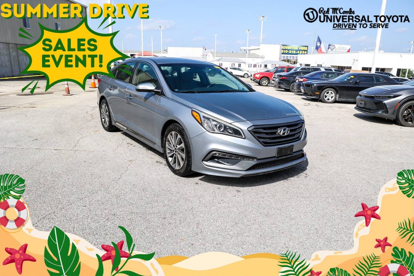 2015 Hyundai Sonata Sport — Sedan — 86,876 mi — San Antonio, TX