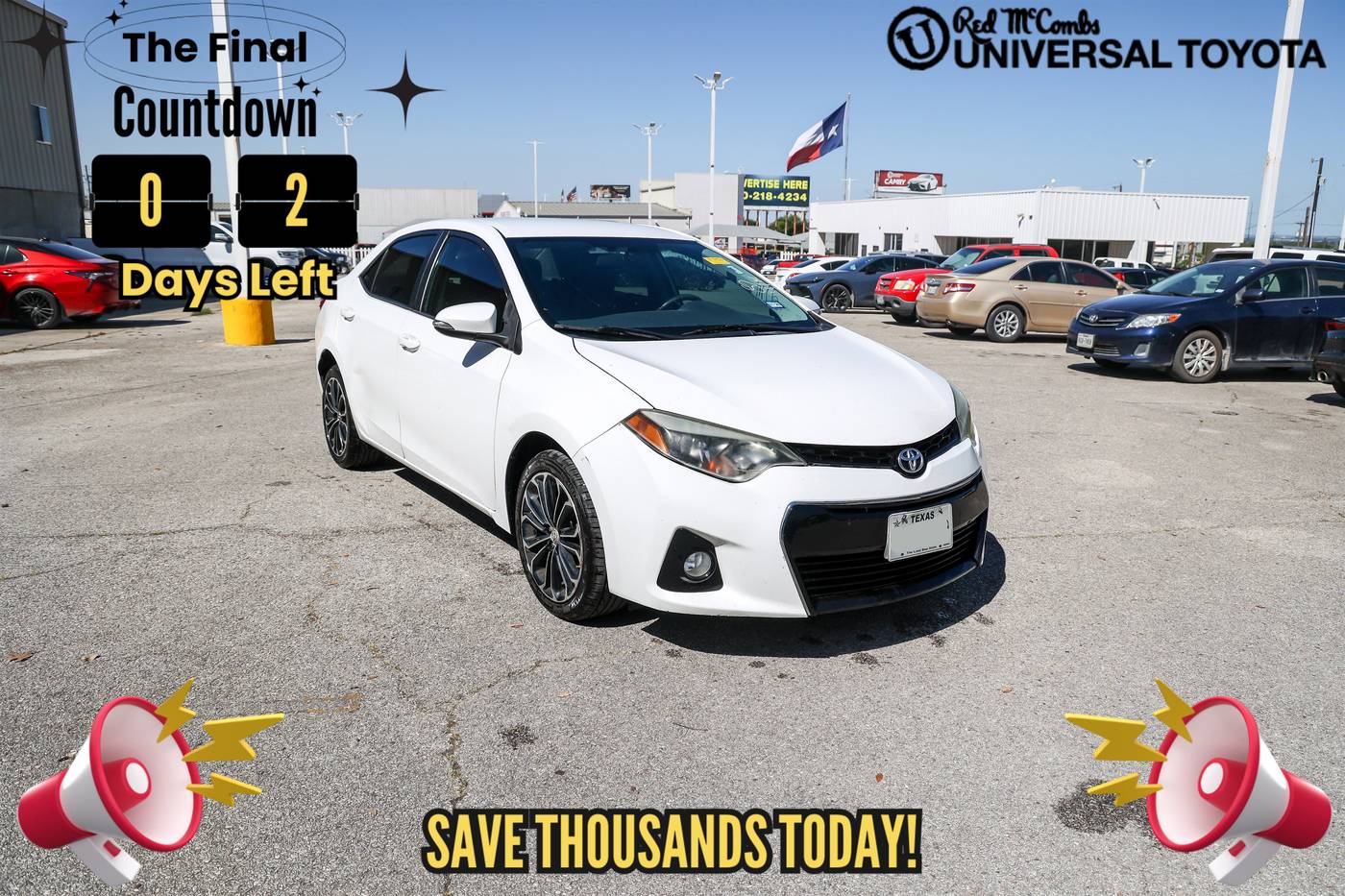 2015 Toyota Corolla S — Sedan — 154,380 mi — San Antonio, TX