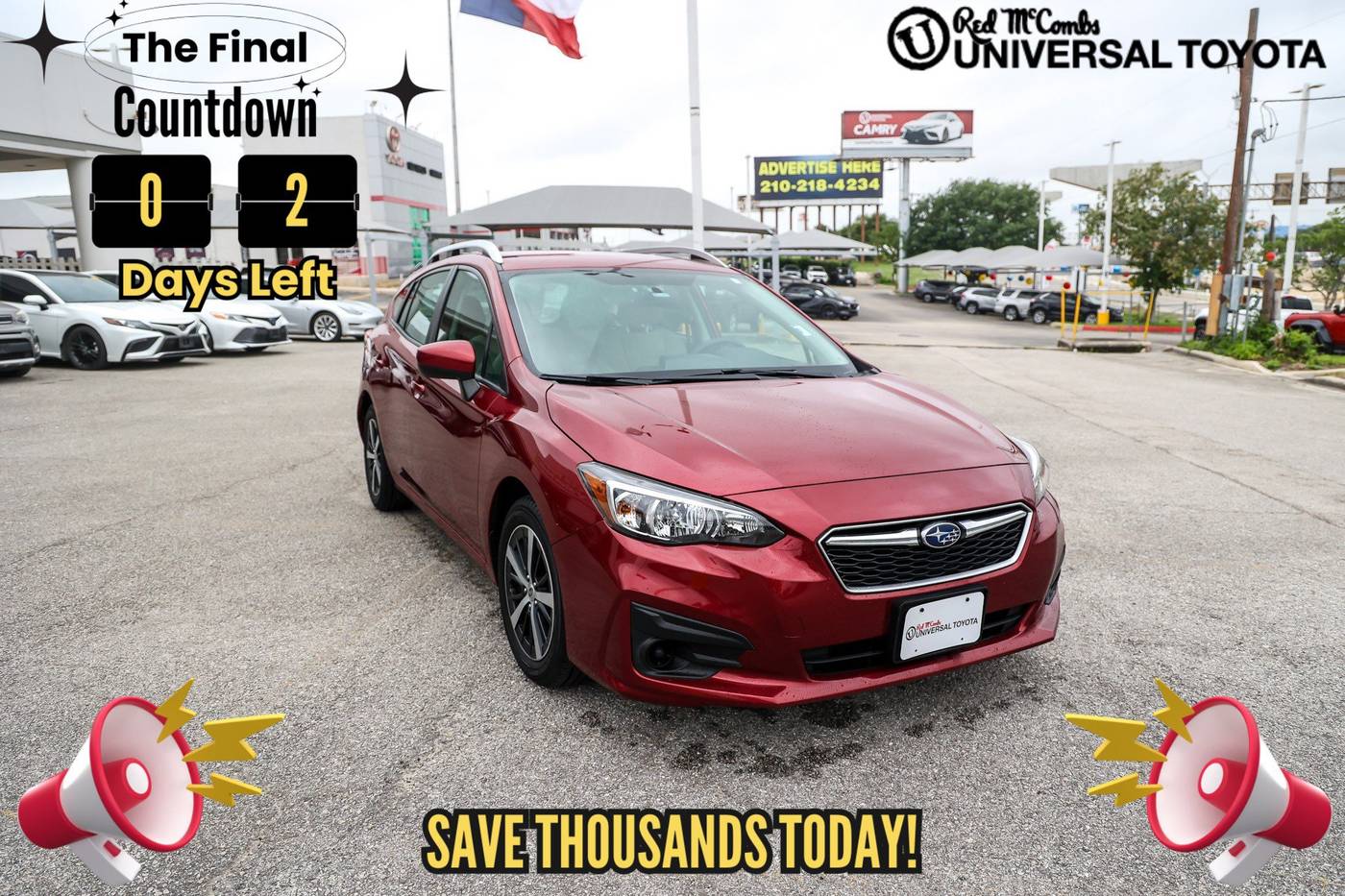 2019 Subaru Impreza 2.0i Premium — Hatchback — 87,838 mi — San Antonio, TX