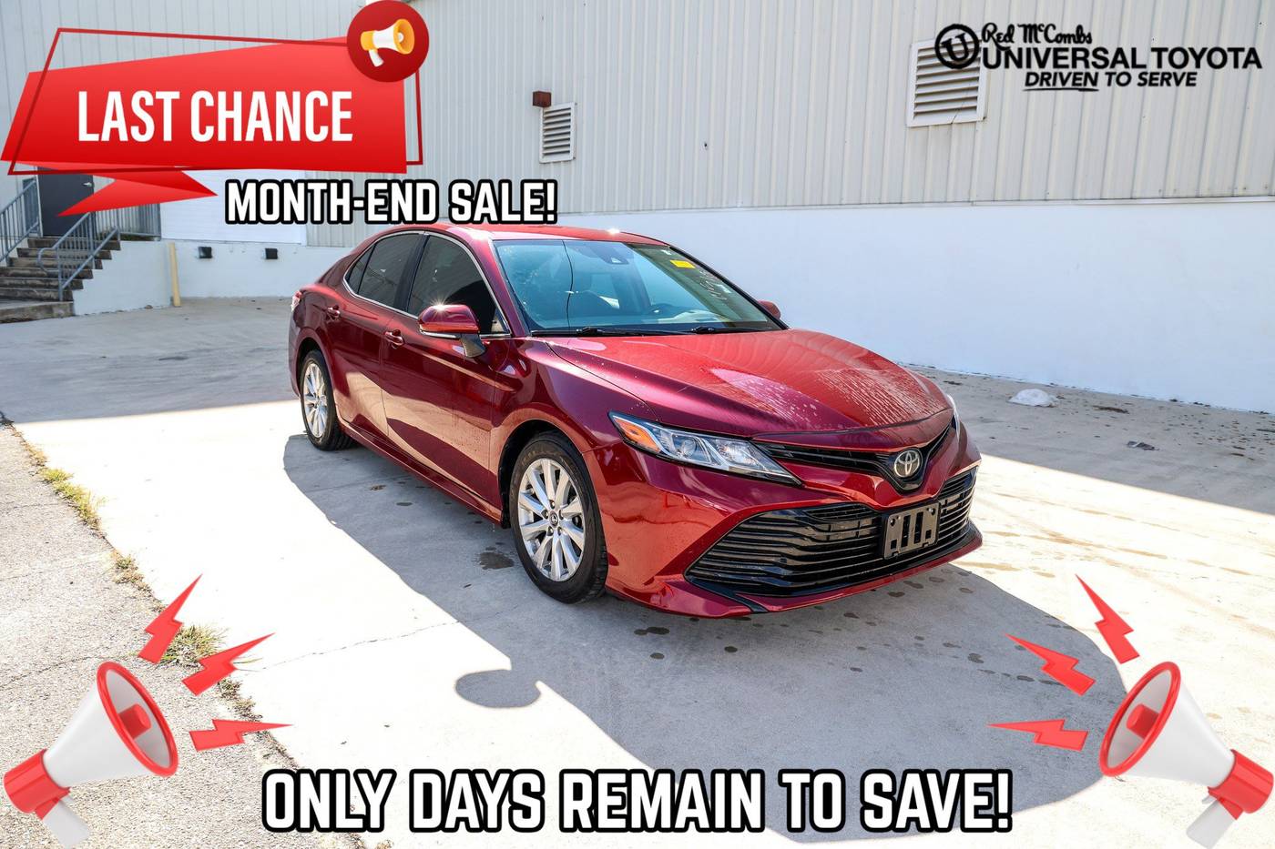 2020 Toyota Camry LE — Sedan — 74,930 mi — San Antonio, TX