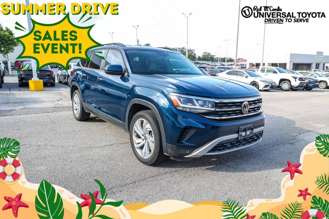 2021 Volkswagen Atlas SE with Technology — SUV — 69,197 mi — San Antonio, TX