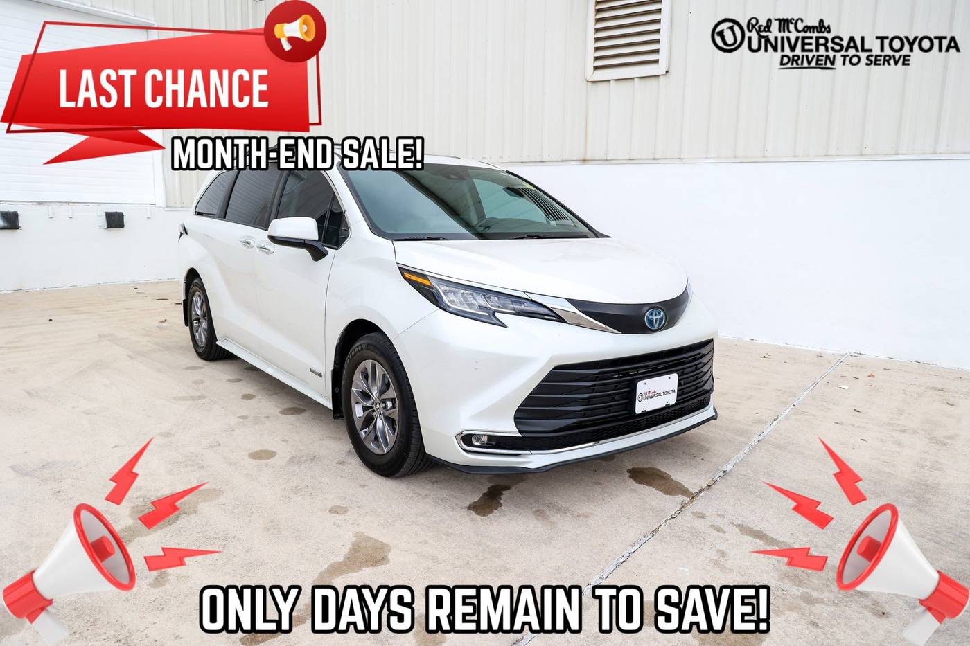 2021 Toyota Sienna XLE — Minivan — 75,506 mi — San Antonio, TX