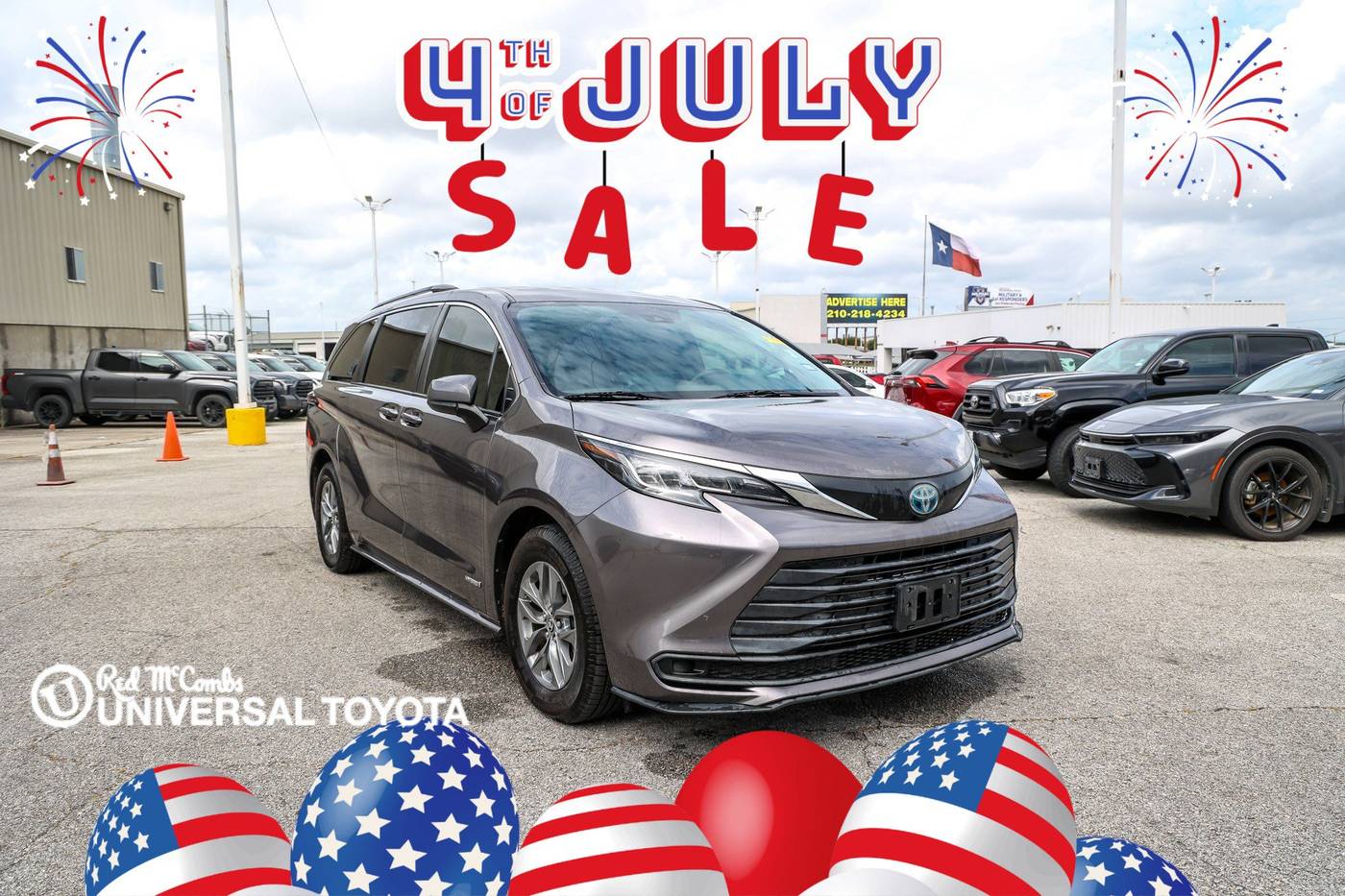 2021 Toyota Sienna LE — Minivan — 98,002 mi — San Antonio, TX