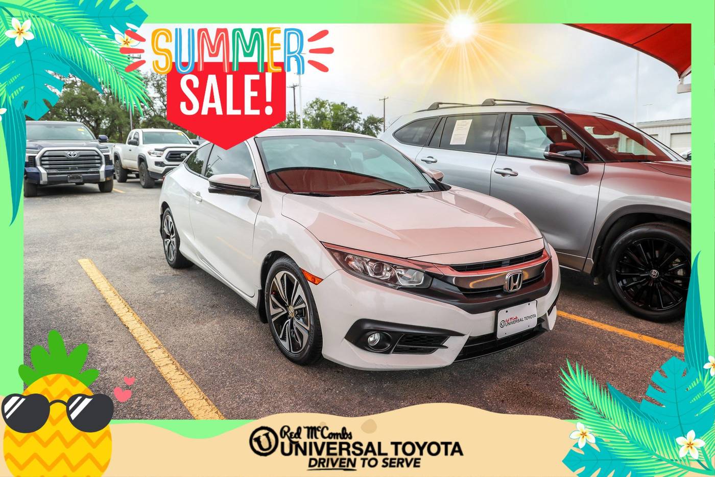 2017 Honda Civic EX-L — Coupe — 78,899 mi — San Antonio, TX