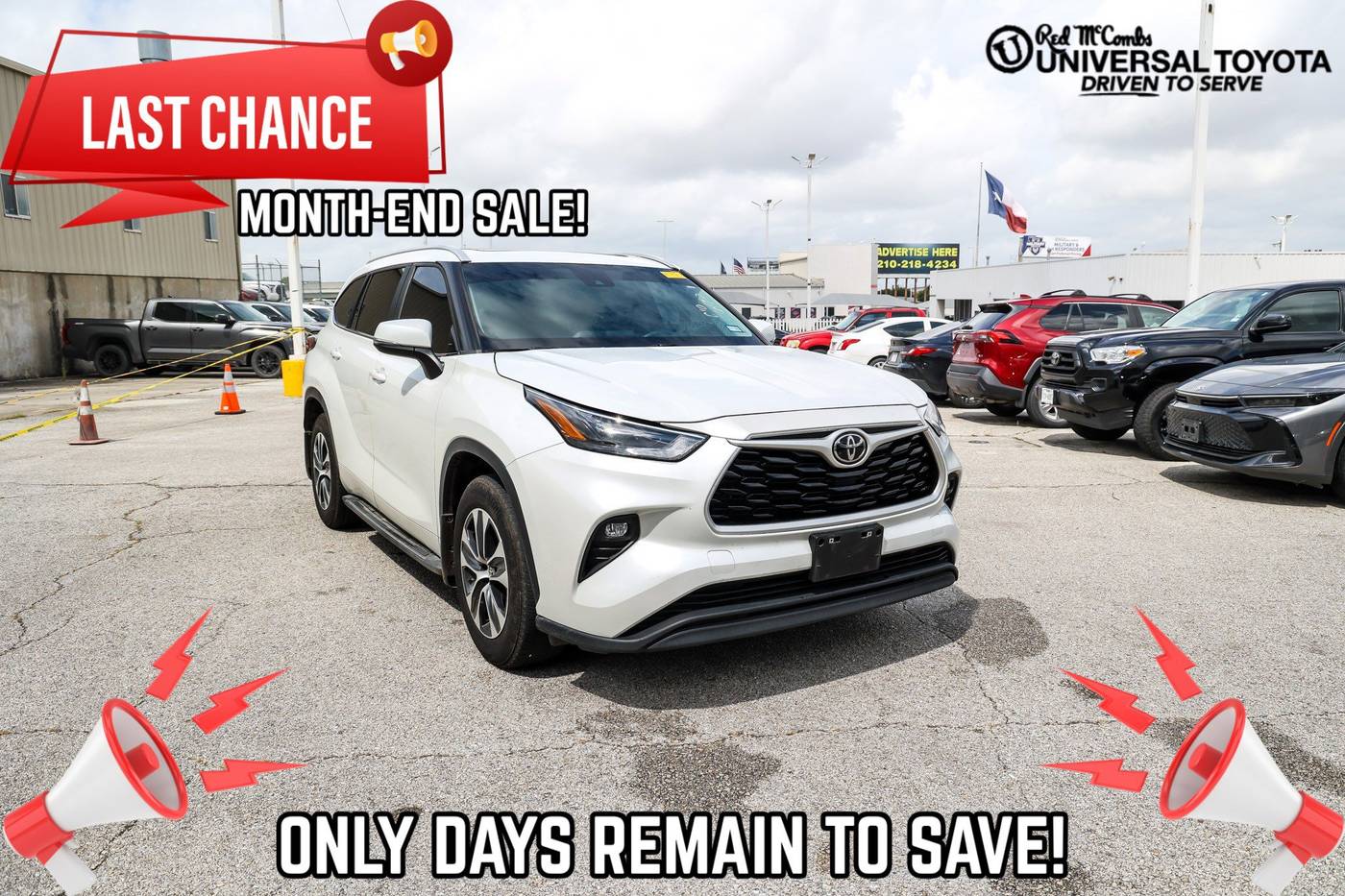 2023 Toyota Highlander XLE — SUV — 54,218 mi — San Antonio, TX