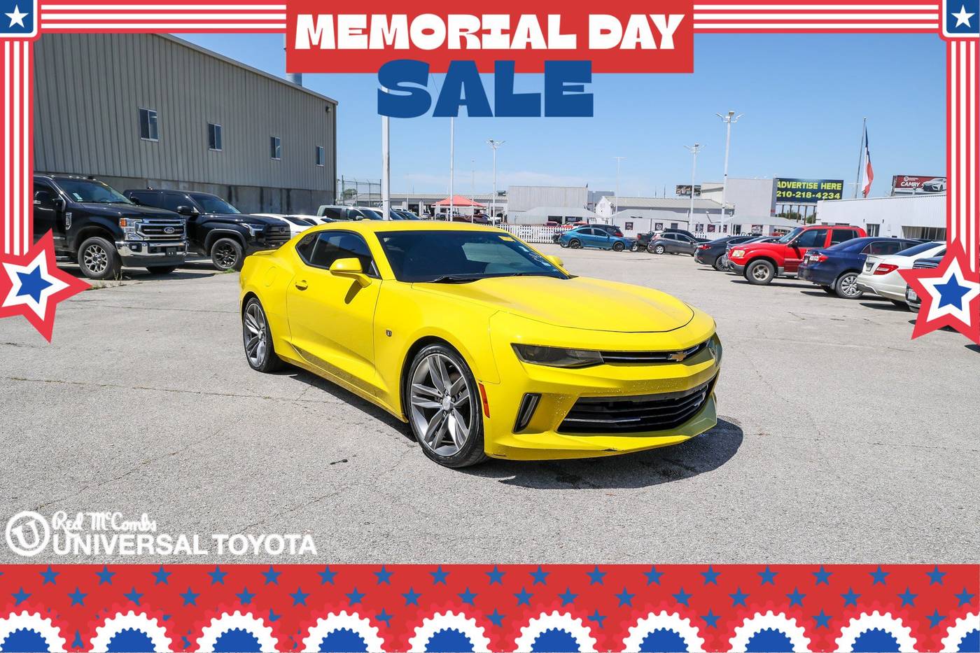 2018 Chevrolet Camaro 1LT — Coupe — 100,815 mi — San Antonio, TX