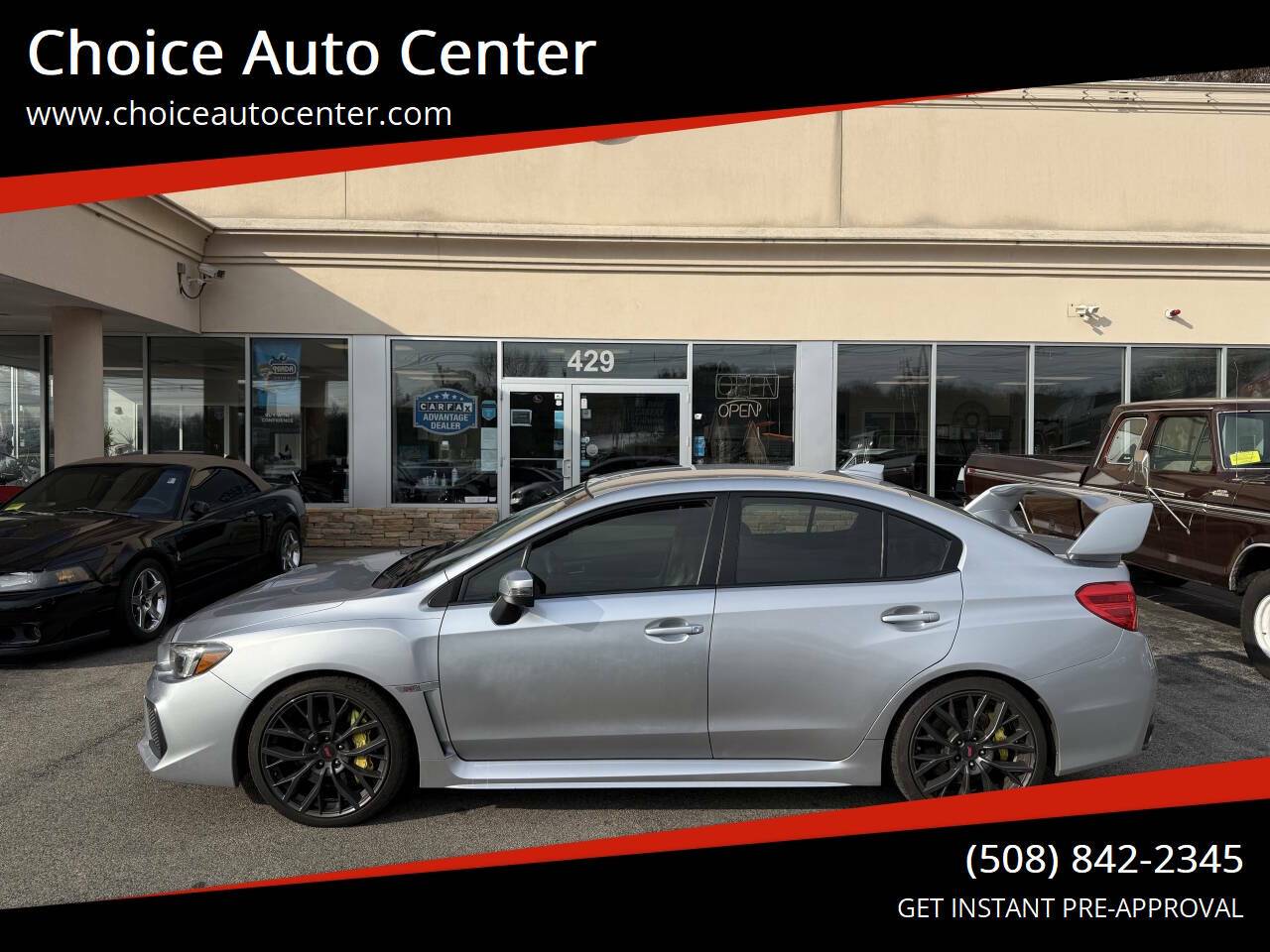 2018 Subaru WRX STI — Sedan — 74,134 mi — Shrewsbury, MA