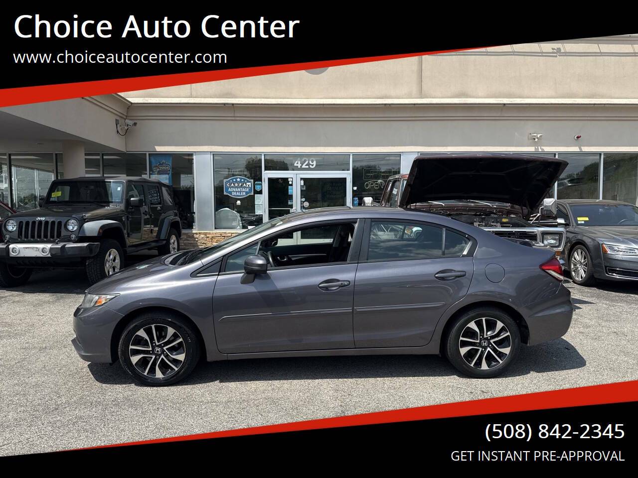 2015 Honda Civic EX — Sedan — 109,926 mi — Shrewsbury, MA