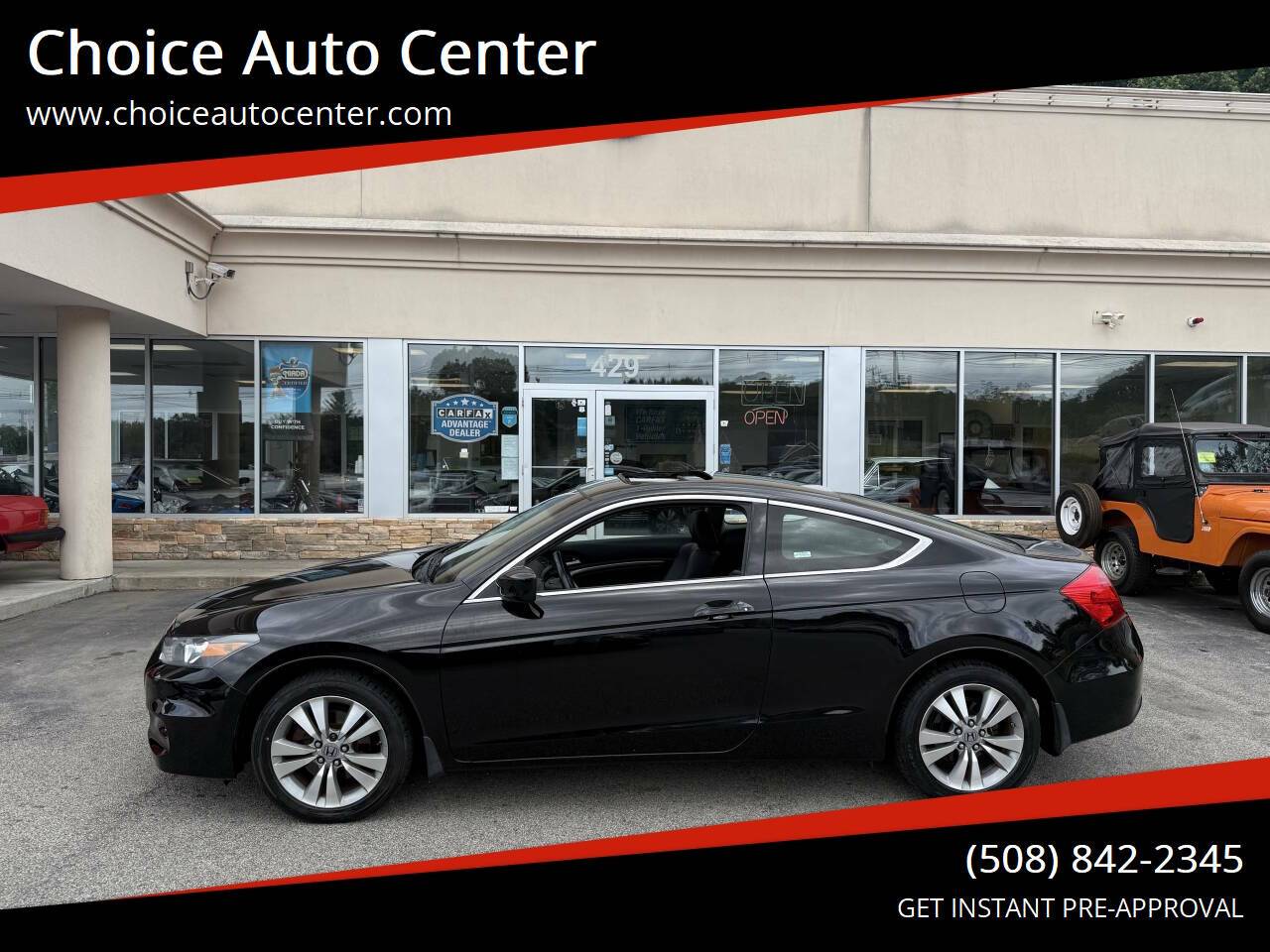 2011 Honda Accord EX-L — Coupe — 63,733 mi — Shrewsbury, MA