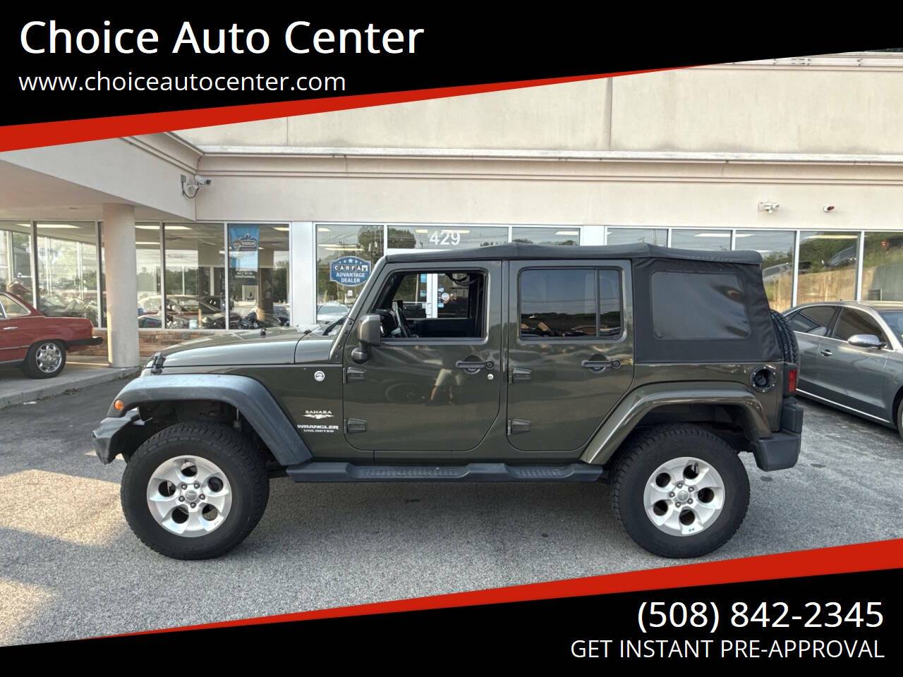 2015 Jeep Wrangler Sahara — SUV — 73,842 mi — Shrewsbury, MA