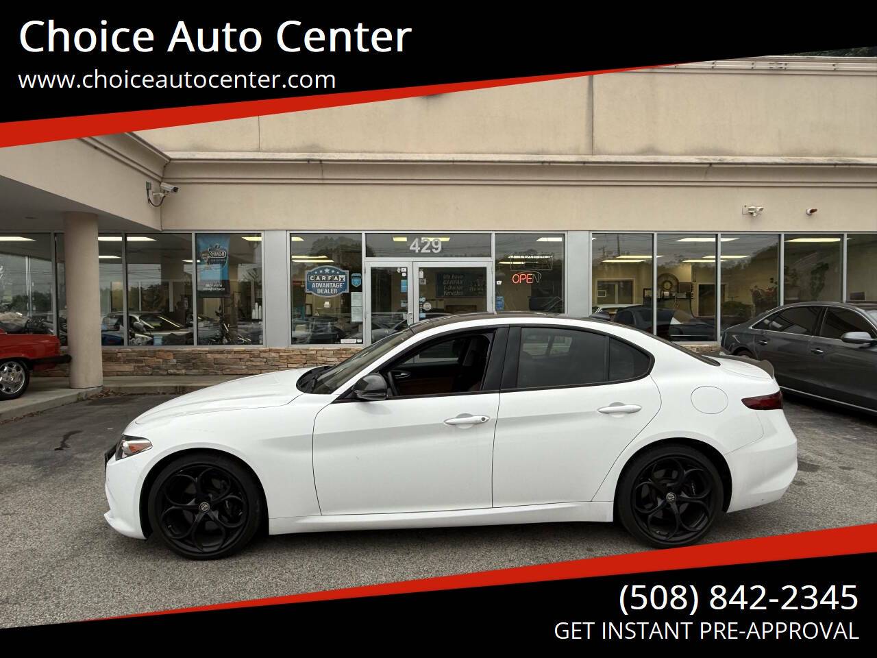 2019 Alfa Romeo Giulia Ti Sport — Sedan — 40,616 mi — Shrewsbury, MA