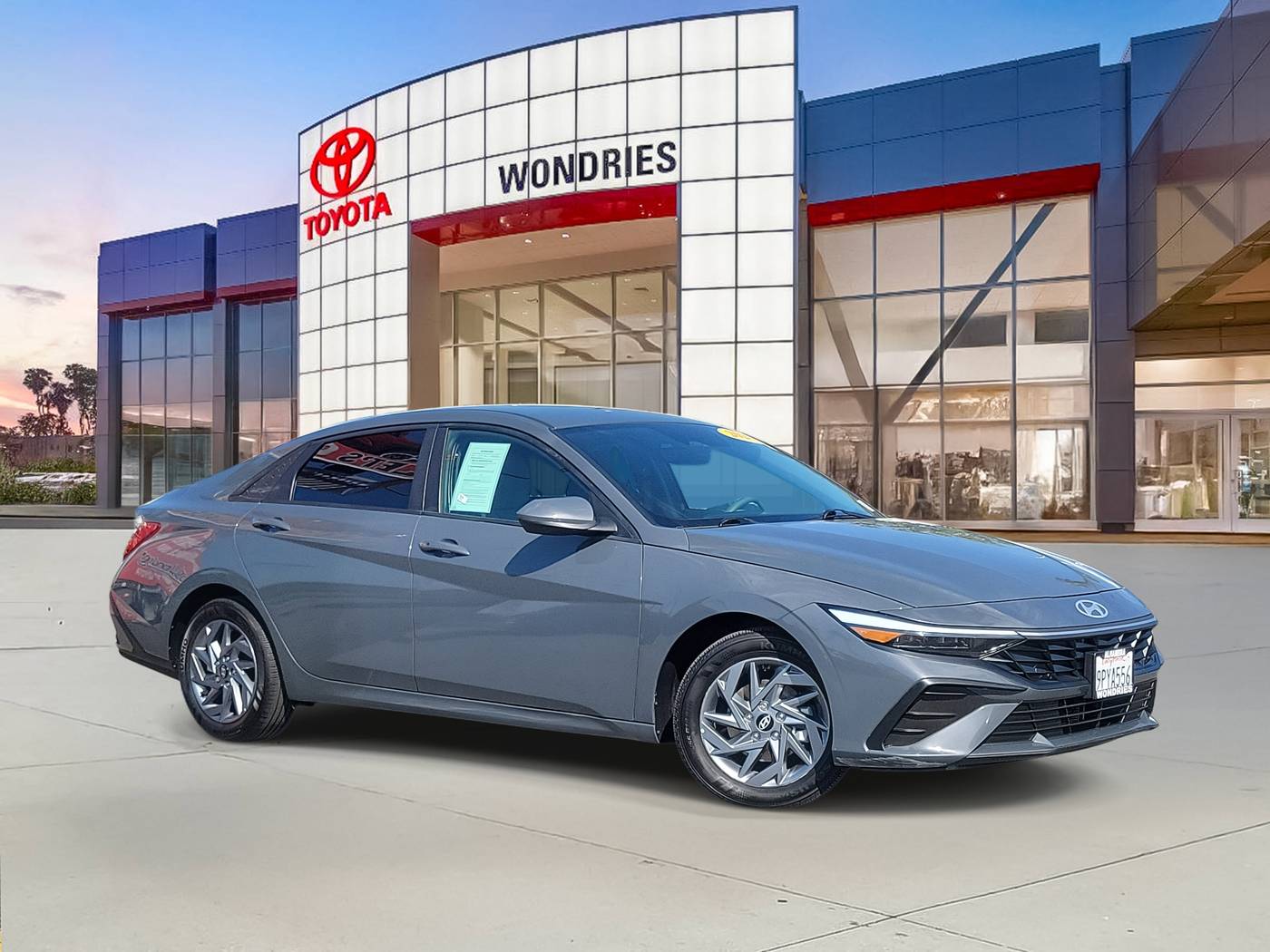 2024 Hyundai Elantra Hybrid Blue — Sedan — 16,037 mi — Alhambra, CA
