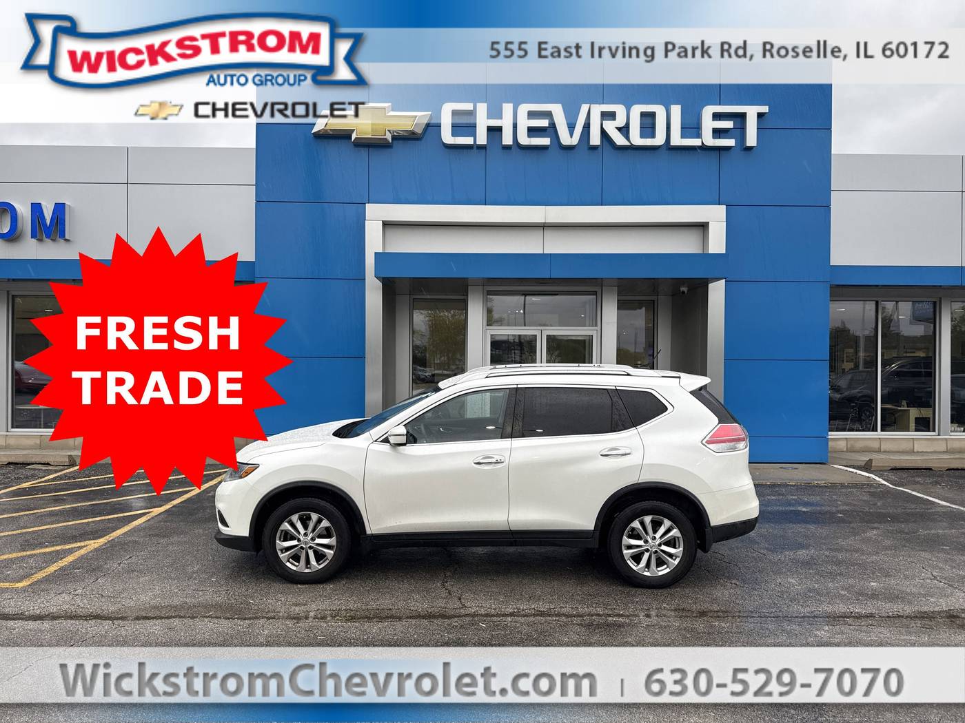 2016 Nissan Rogue SV — SUV — 122,688 mi — Roselle, IL