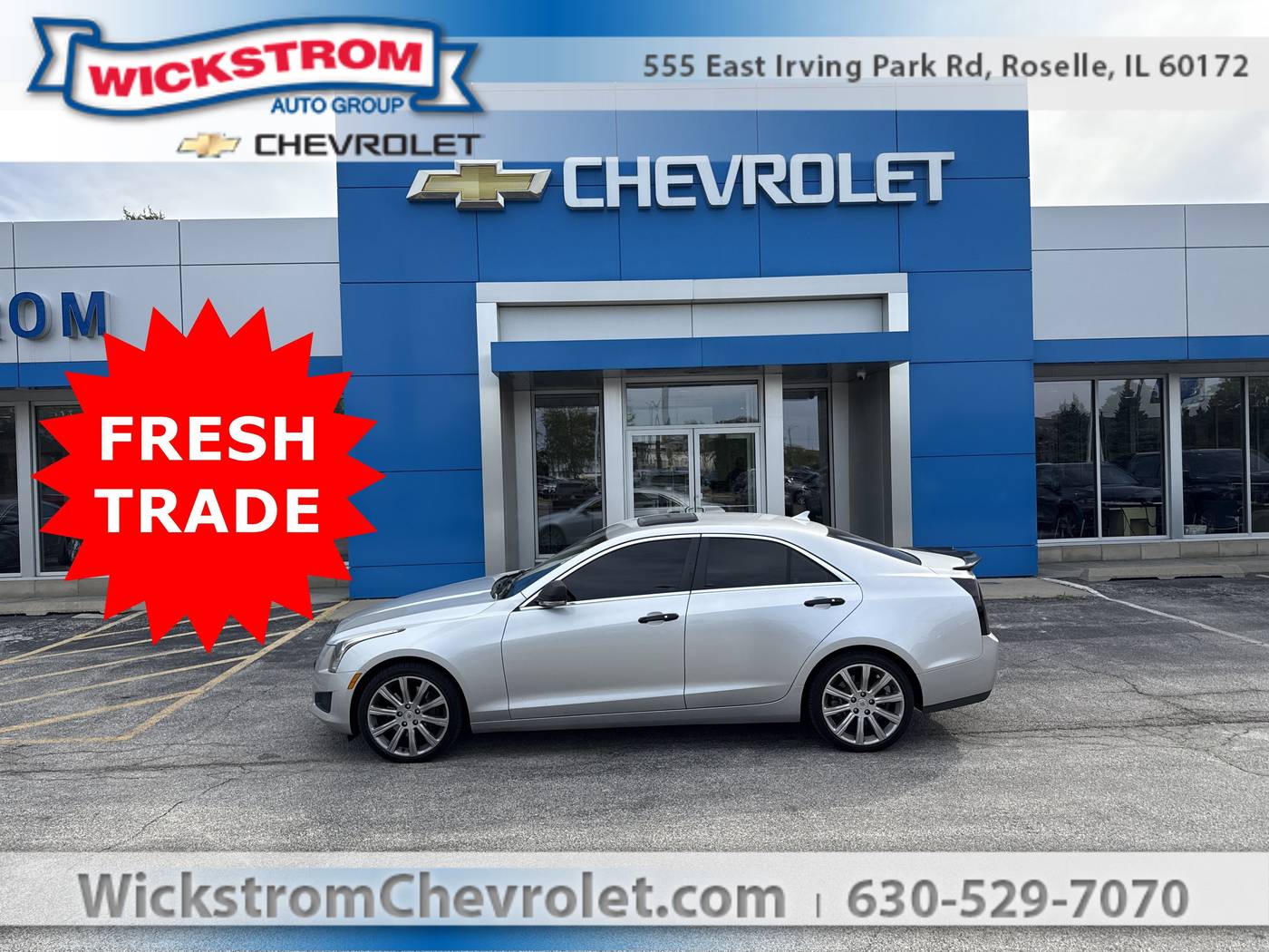 2013 Cadillac ATS Luxury — Sedan — 100,718 mi — Roselle, IL