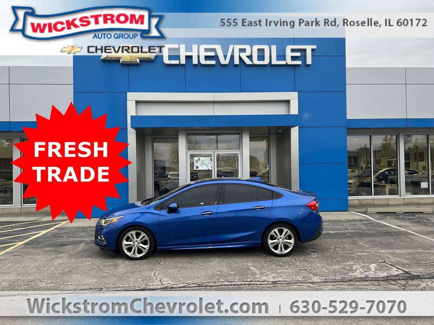 2016 Chevrolet Cruze Premier — Sedan — 92,617 mi — Roselle, IL