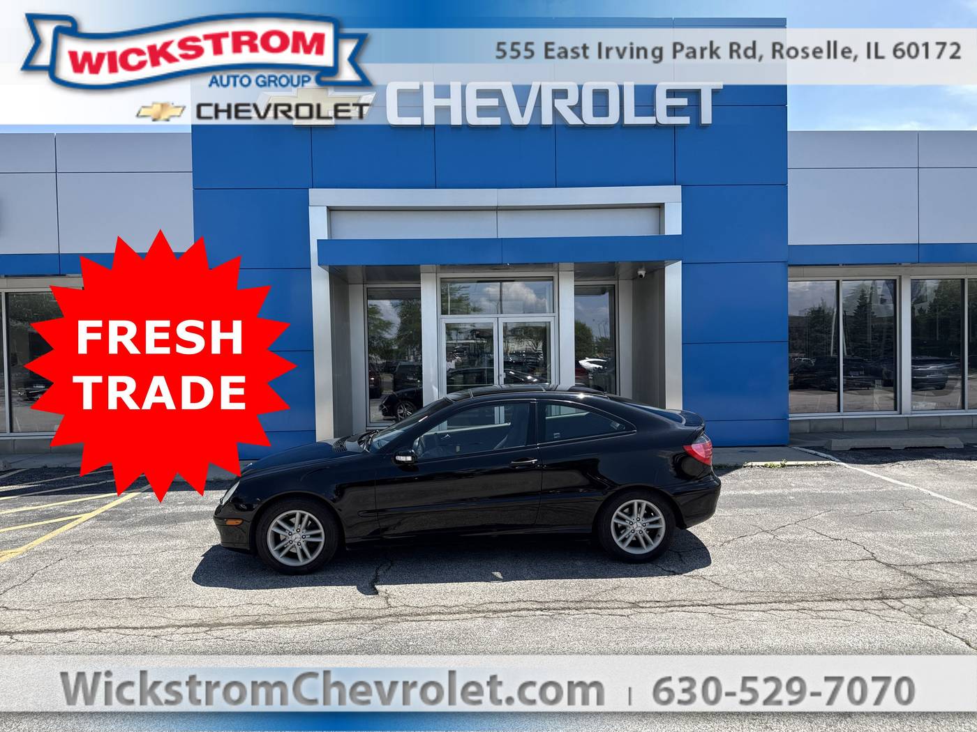 2002 Mercedes-Benz C-Class C 230 Kompressor — Coupe — 93,791 mi — Roselle, IL