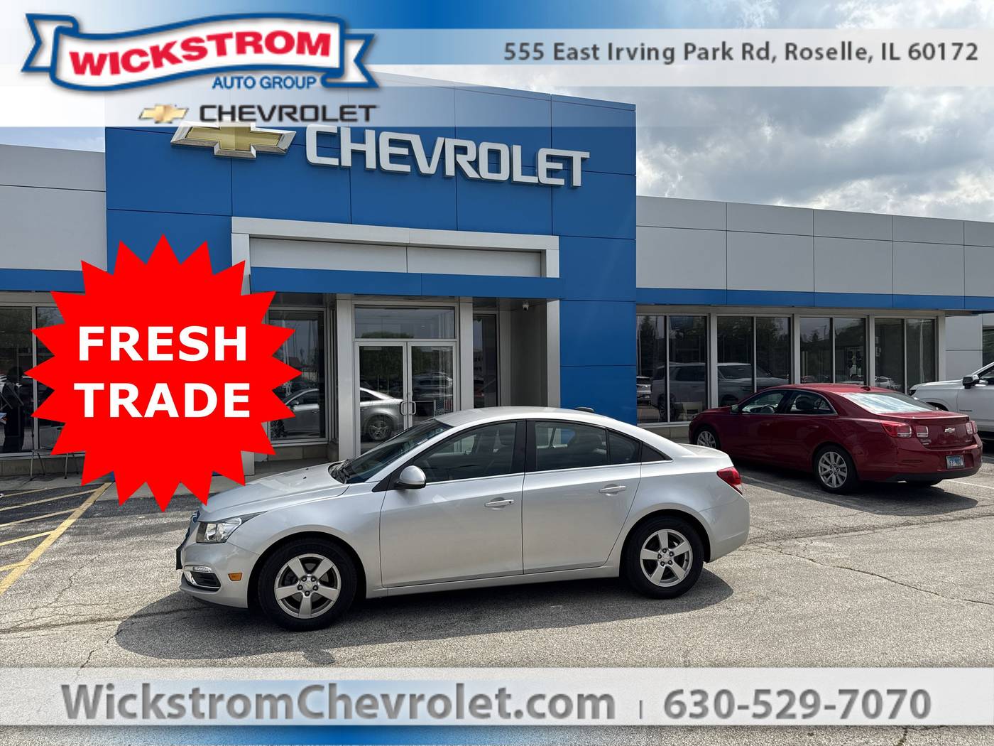 2015 Chevrolet Cruze 1LT — Sedan — 93,210 mi — Roselle, IL