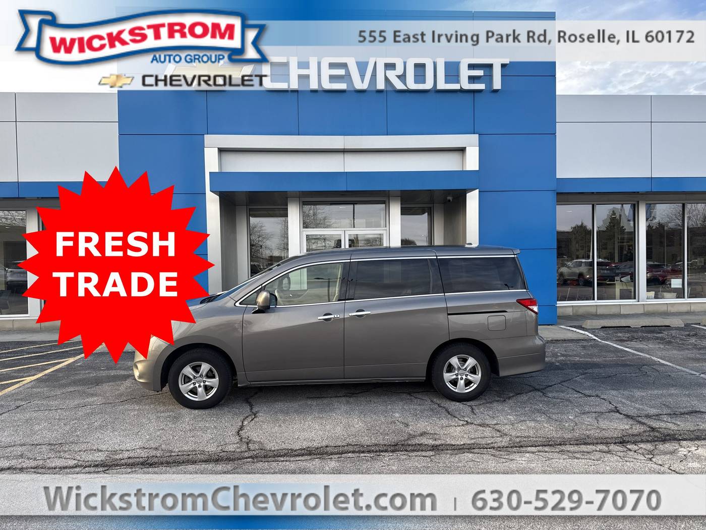 2015 Nissan Quest SV — Minivan — 129,748 mi — Roselle, IL