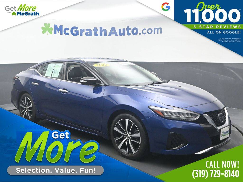 2022 Nissan Maxima SV — Sedan — 43,772 mi — Dubuque, IA